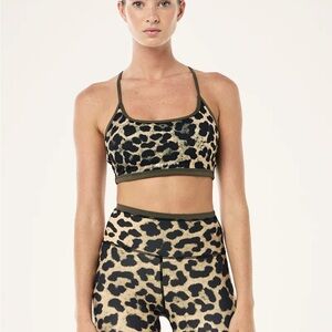 Leopard Print Sports Bra